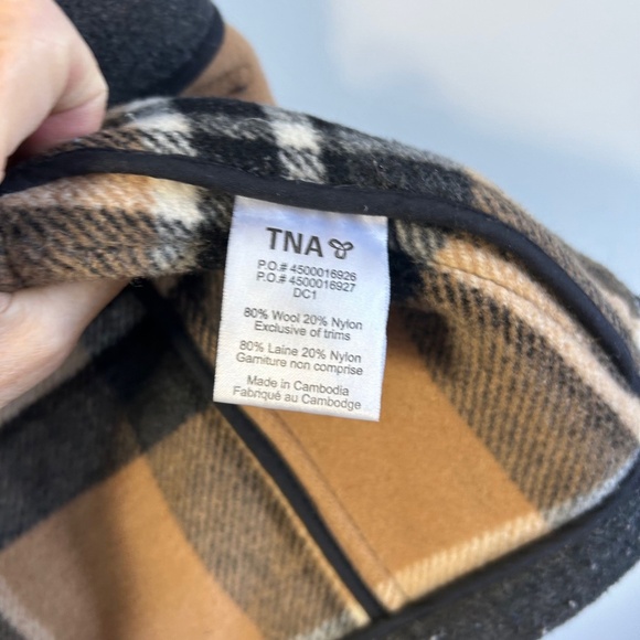 Aritzia TNA Charcoal Grey Wool Duffel Coat Size XS - Picture 9 of 12